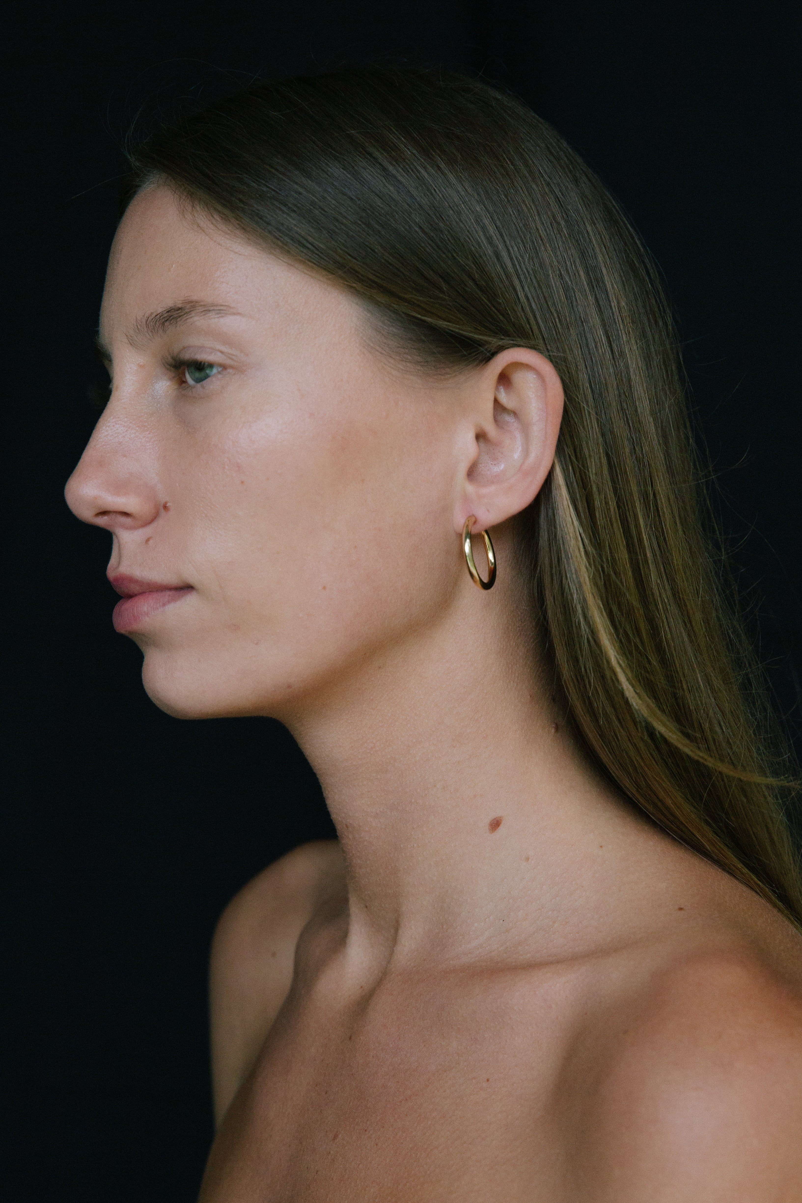 EDEN HOOP EARRINGS IN GOLD
