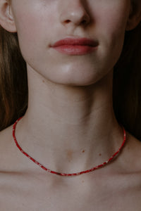 FRANCIS NECKLACE IN RED