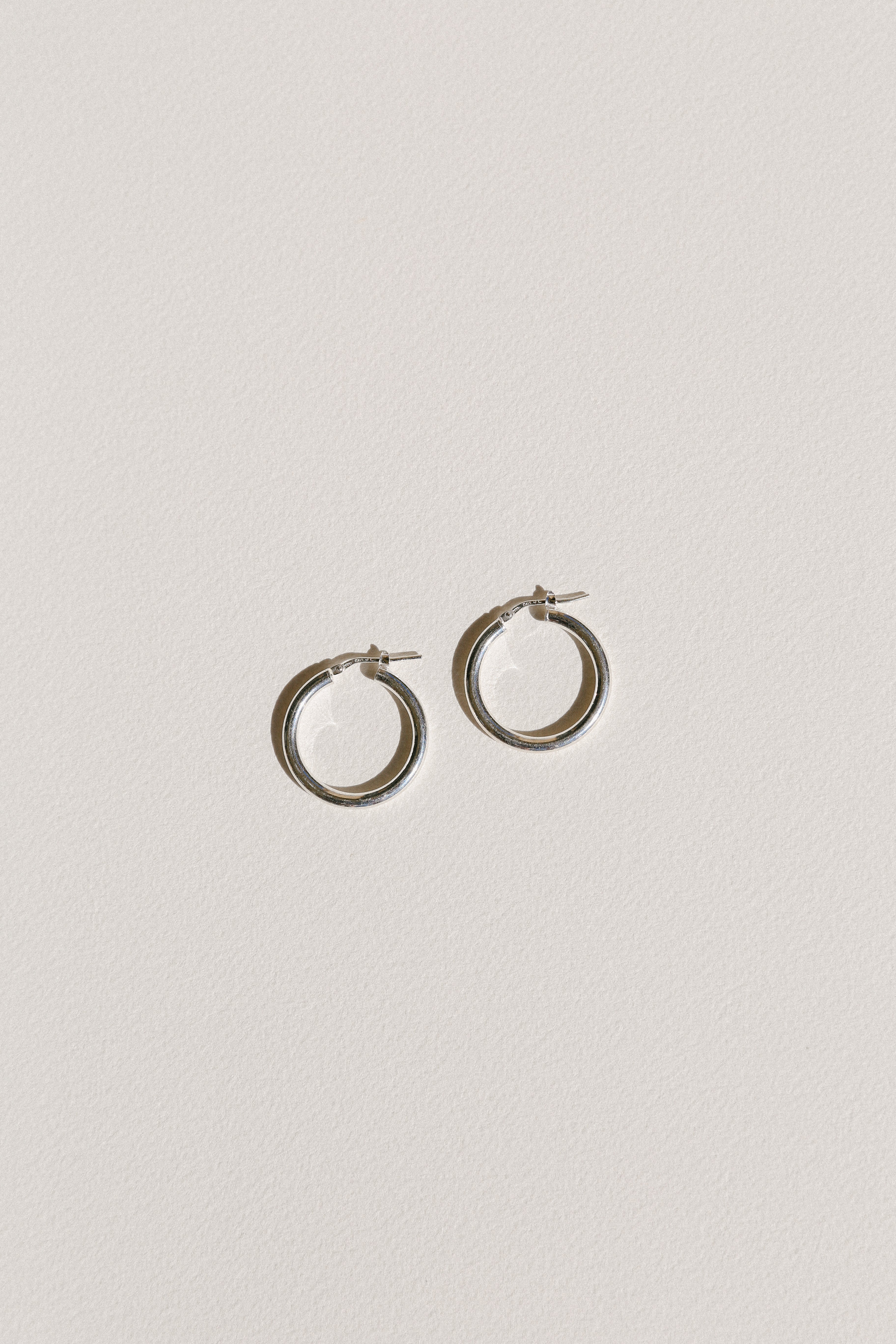 EDEN HOOP EARRINGS IN SILVER